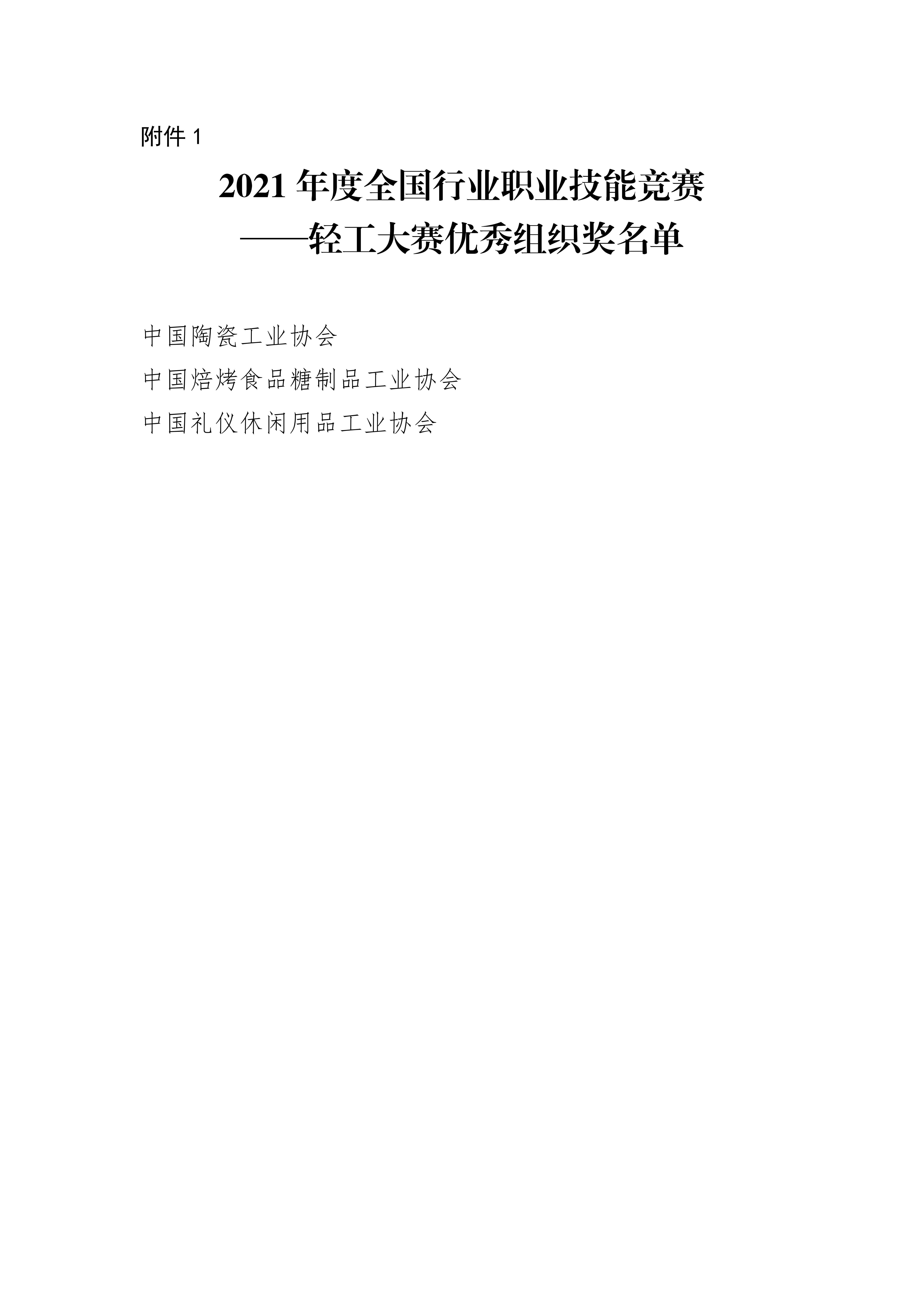 关于授予2021年度全国行业职业技能竞赛——轻工大赛优秀组织奖和突出贡献奖的决定_02.jpg