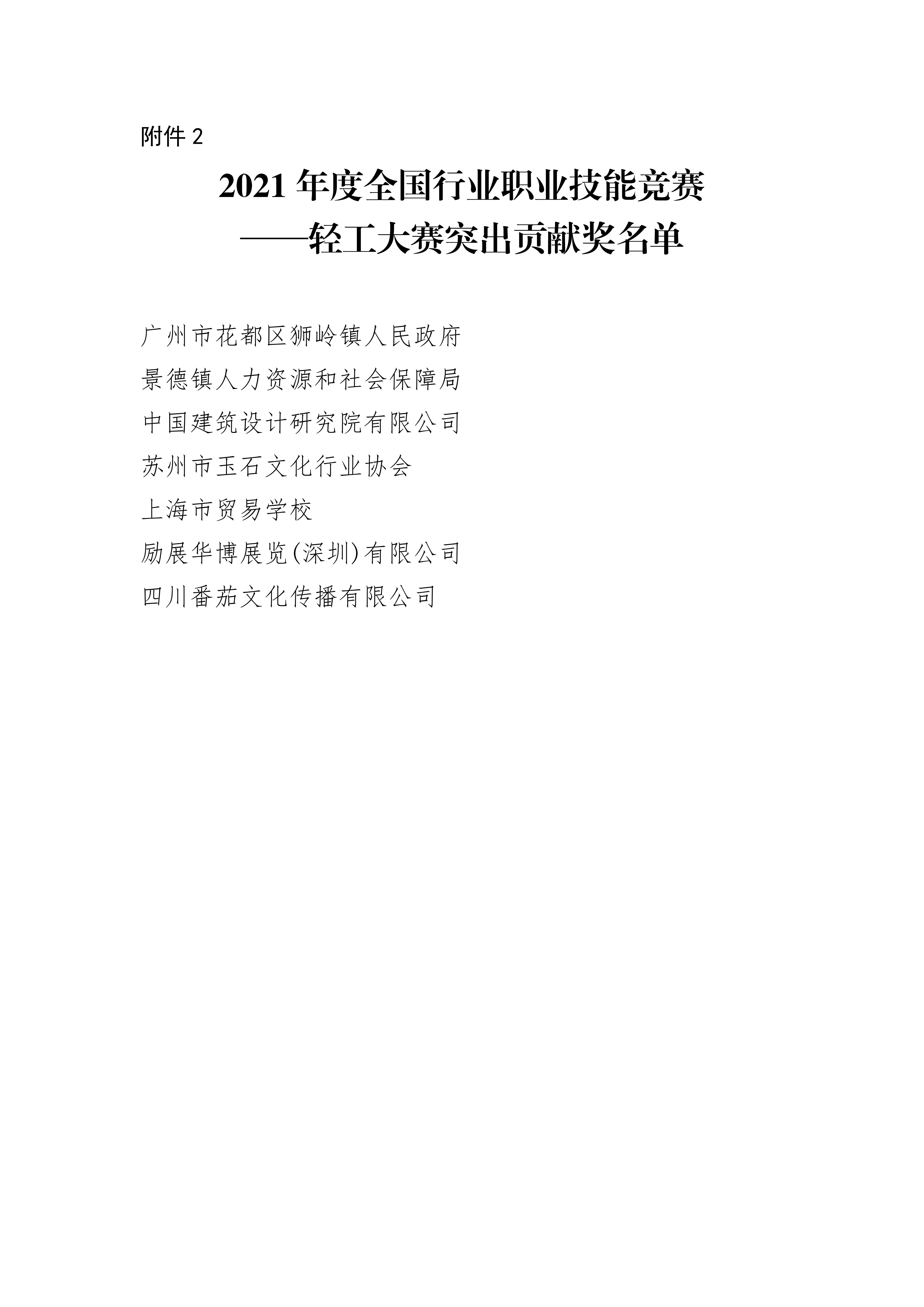 关于授予2021年度全国行业职业技能竞赛——轻工大赛优秀组织奖和突出贡献奖的决定_03.jpg